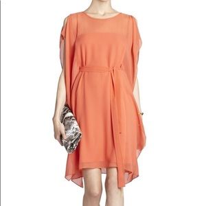 BCBG Maxazaria Corissa Silk Belted Dress